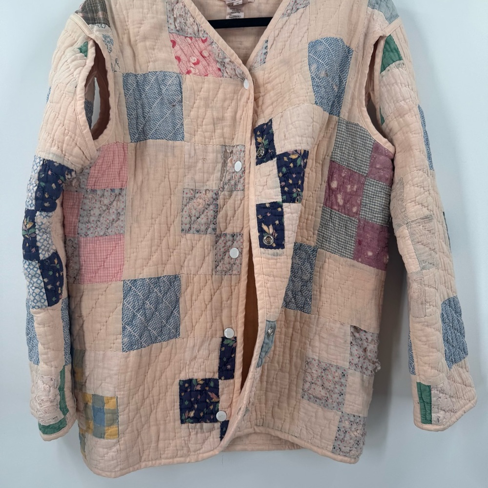 Carleen Patchwork Antique Quilted Pink Jacket Women’s Size S Sold Out
